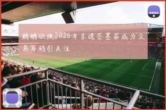 鹈鹕欲换2026年乐透签墨菲成为交易筹码引关注